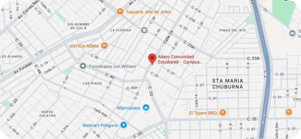 Mapa Campus Los Pinos